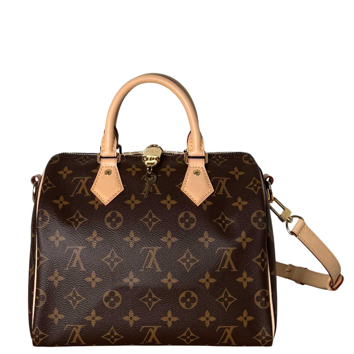 Louis Vuitton Speedy 25 Bandoulière Monogram Canvas Bruin