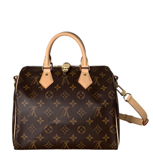 Louis Vuitton Speedy 25 Bandoulière Monogram Canvas Bruin