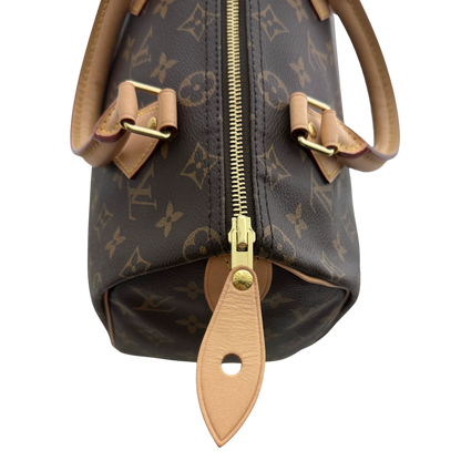 Louis Vuitton Speedy 25 Monogram Canvas Braun / sehr gut Louis Vuitton