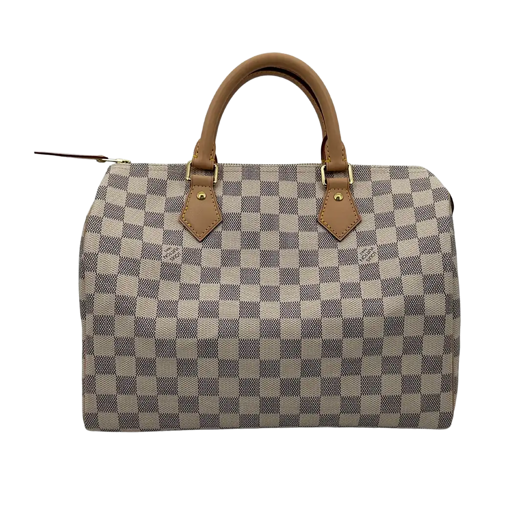 Louis Vuitton Speedy 30 Damier Azur Canvas Fullset / neuwertig Louis Vuitton