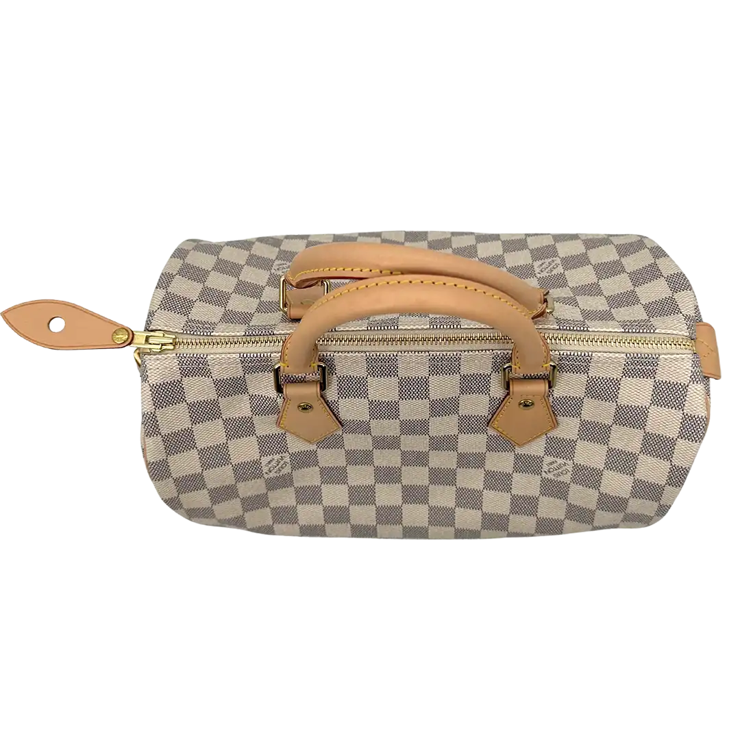 Louis Vuitton Speedy 30 Damier Azur Canvas Fullset / neuwertig Louis Vuitton