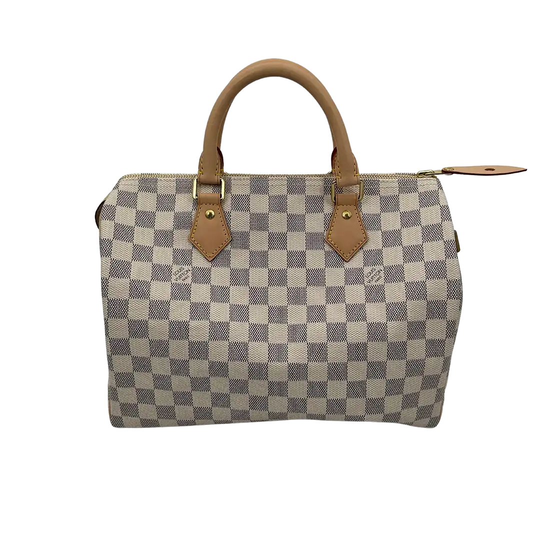 Louis Vuitton Speedy 30 Damier Azur Canvas Fullset / neuwertig Louis Vuitton