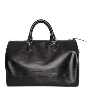 Louis Vuitton Speedy 30 Epi Leer zwart