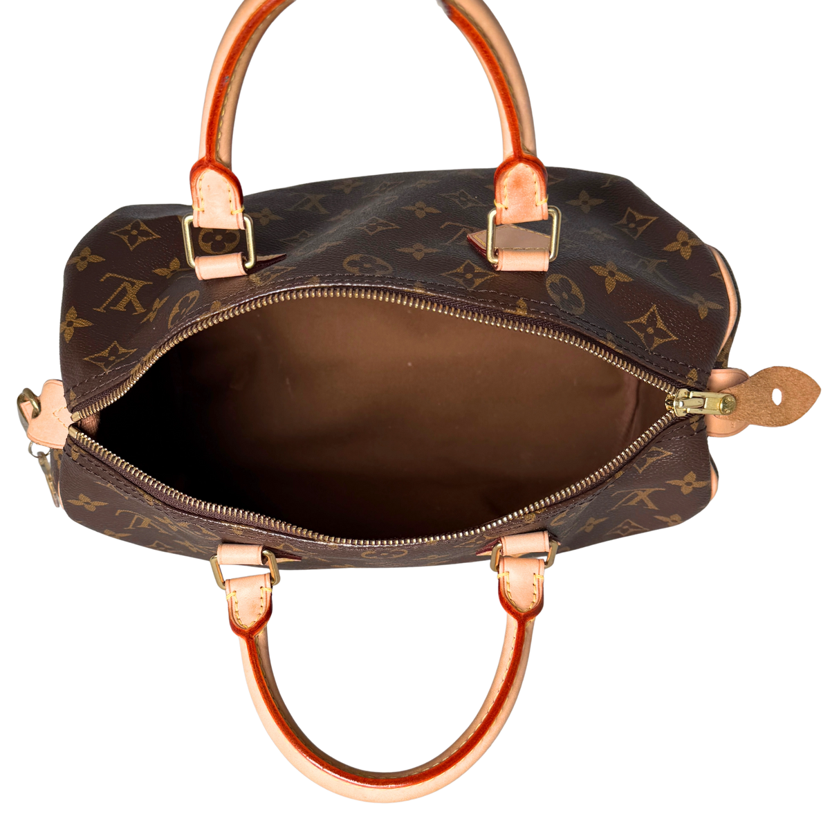 Louis Vuitton Speedy 30 Monogram Canvas M41526 Braun Fullset / sehr gut Louis Vuitton