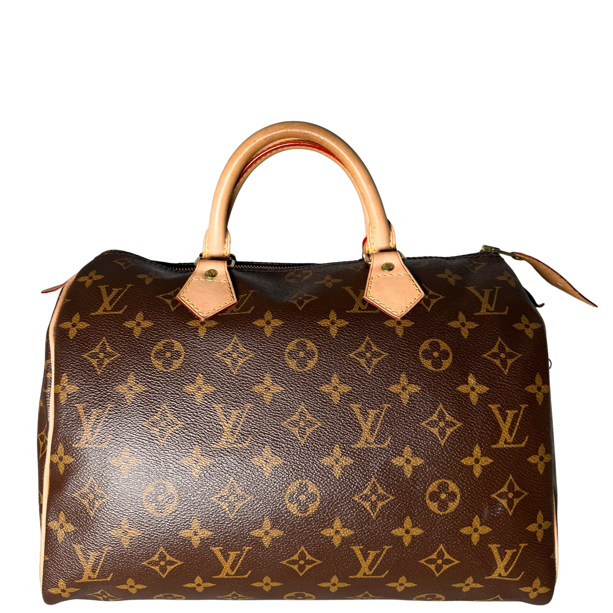 Louis Vuitton Speedy 30 Monogram Canvas M41526 Braun Fullset / sehr gut Louis Vuitton