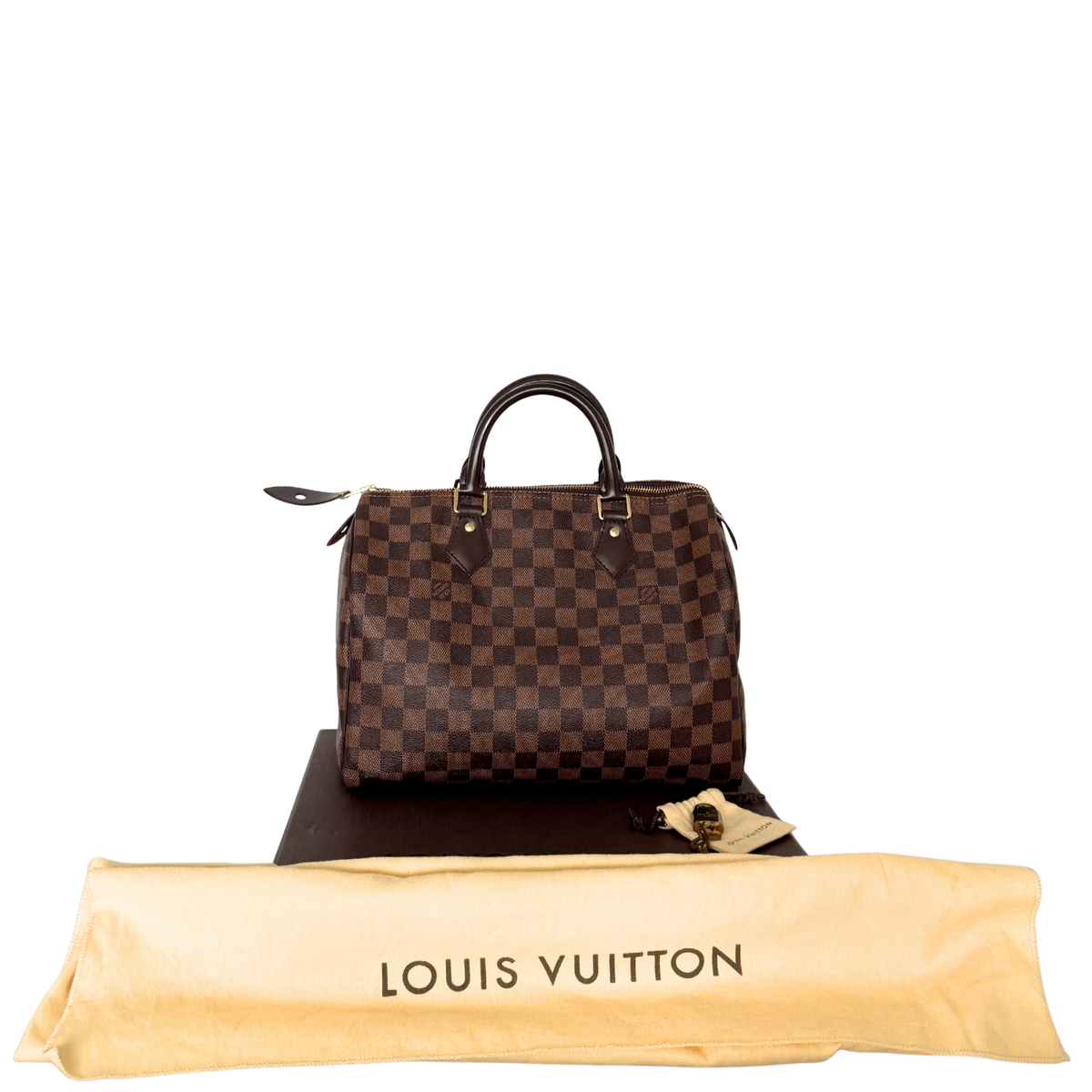 Louis Vuitton Speedy 30 Damier Ebene N41364 Braun / sehr gut Louis Vuitton