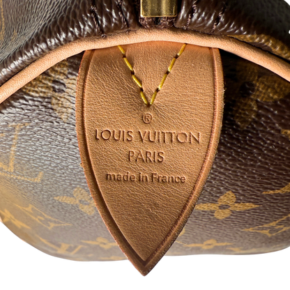 Louis Vuitton Speedy 30 Monogram Canvas M41526 Braun Fullset / sehr gut Louis Vuitton