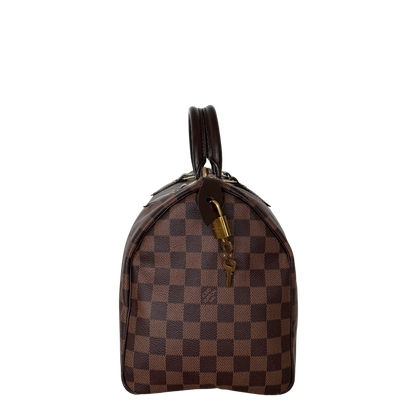Louis Vuitton Speedy 30 Damier Ebene N41364 Braun / sehr gut Louis Vuitton