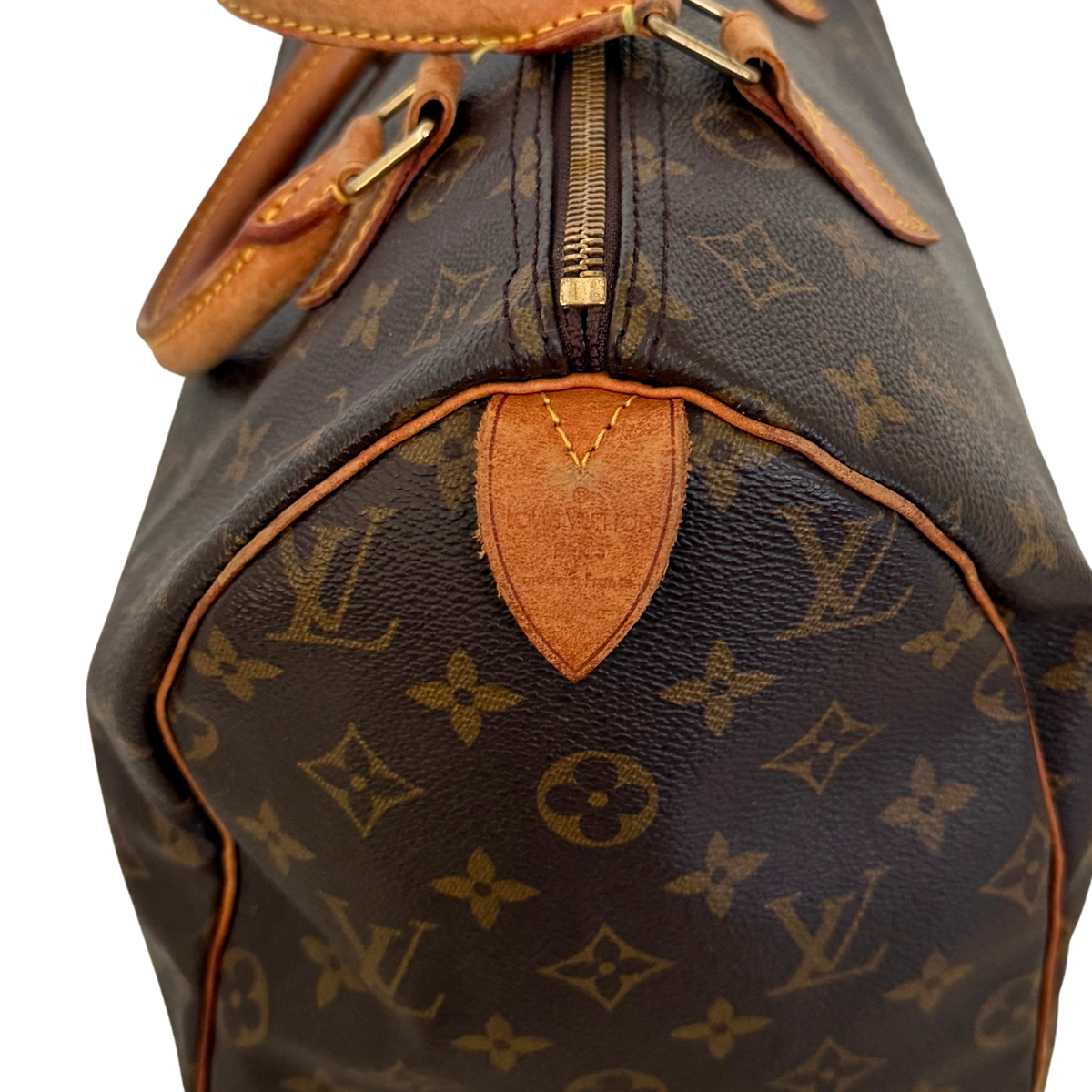 Louis Vuitton Speedy 30 Monogram Braun / akzeptabel Louis Vuitton