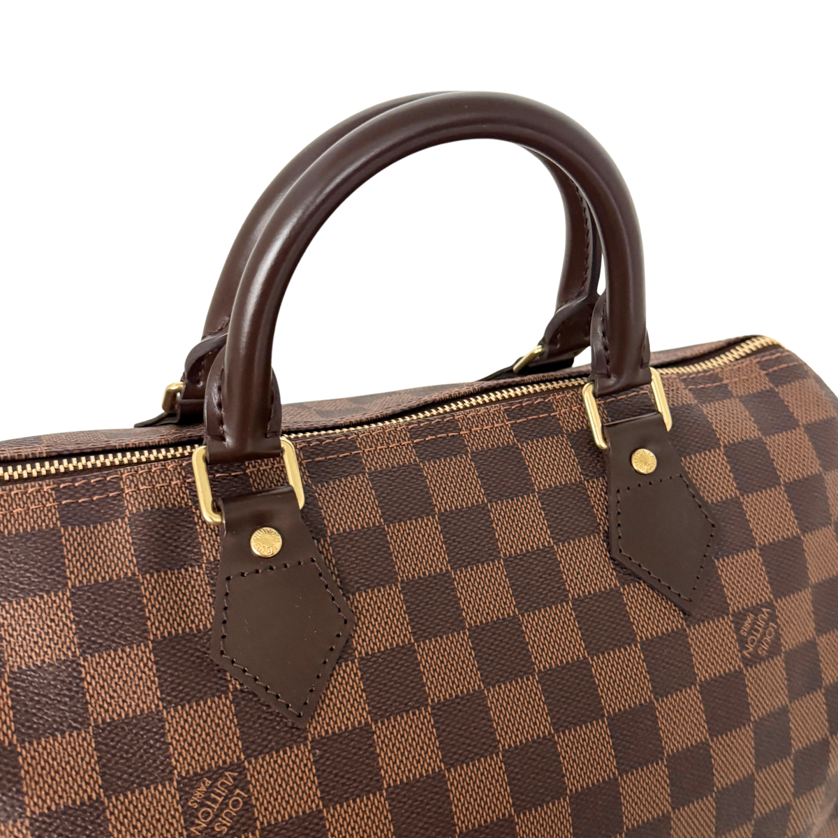 Louis Vuitton Speedy 30 Damier Ebene Braun / sehr gut Louis Vuitton