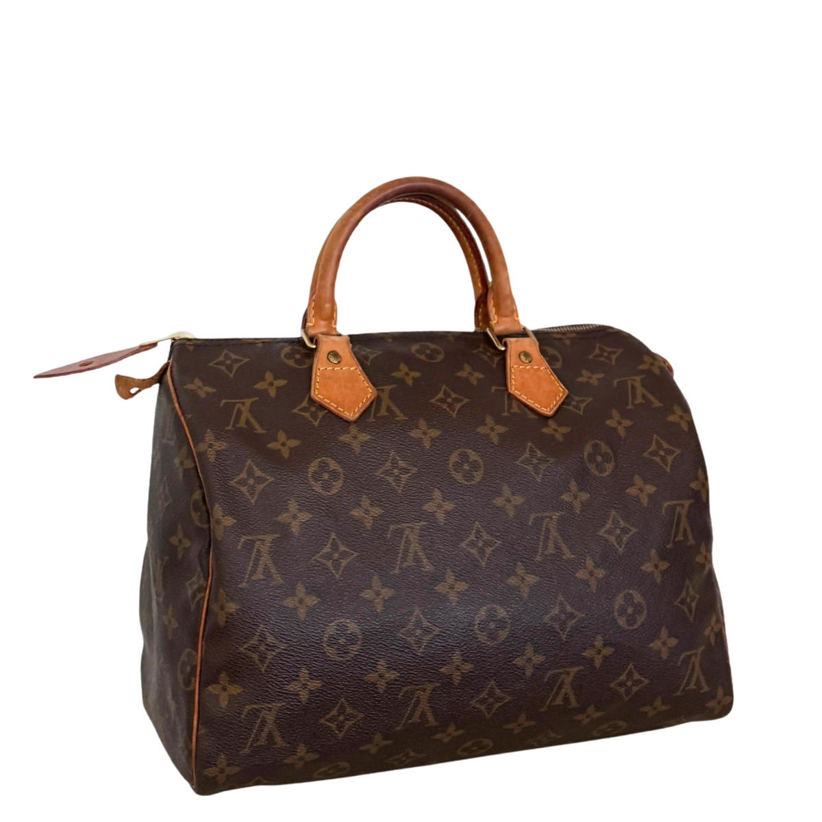 Louis Vuitton Speedy 30 Monogram Braun / akzeptabel Louis Vuitton