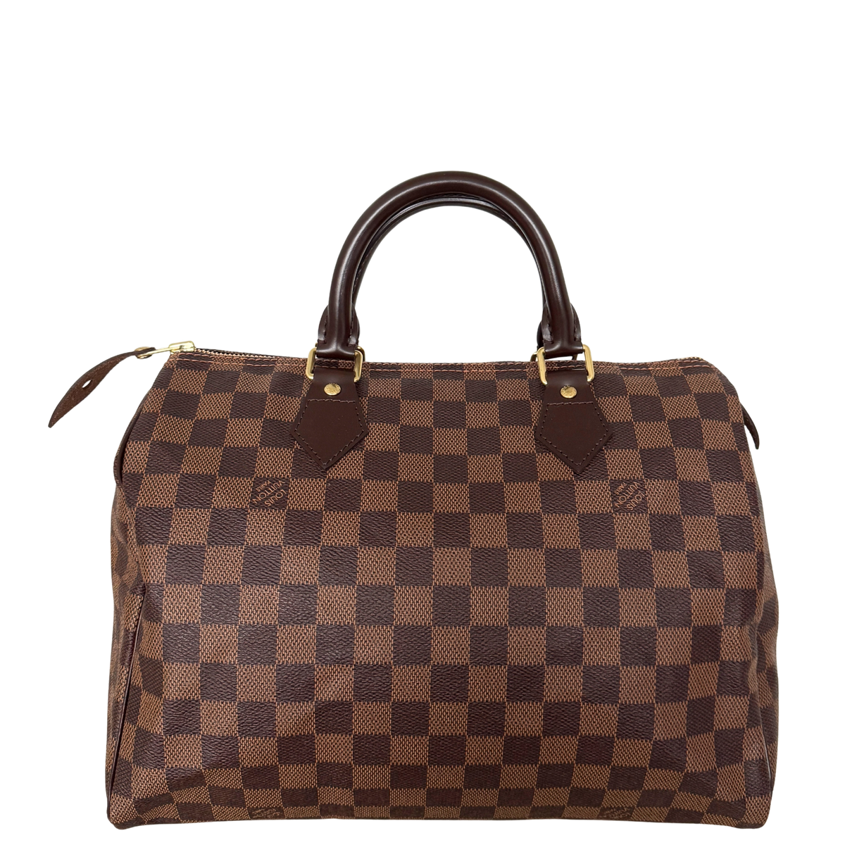 Louis Vuitton Speedy 30 Damier Ebene Braun / sehr gut Louis Vuitton