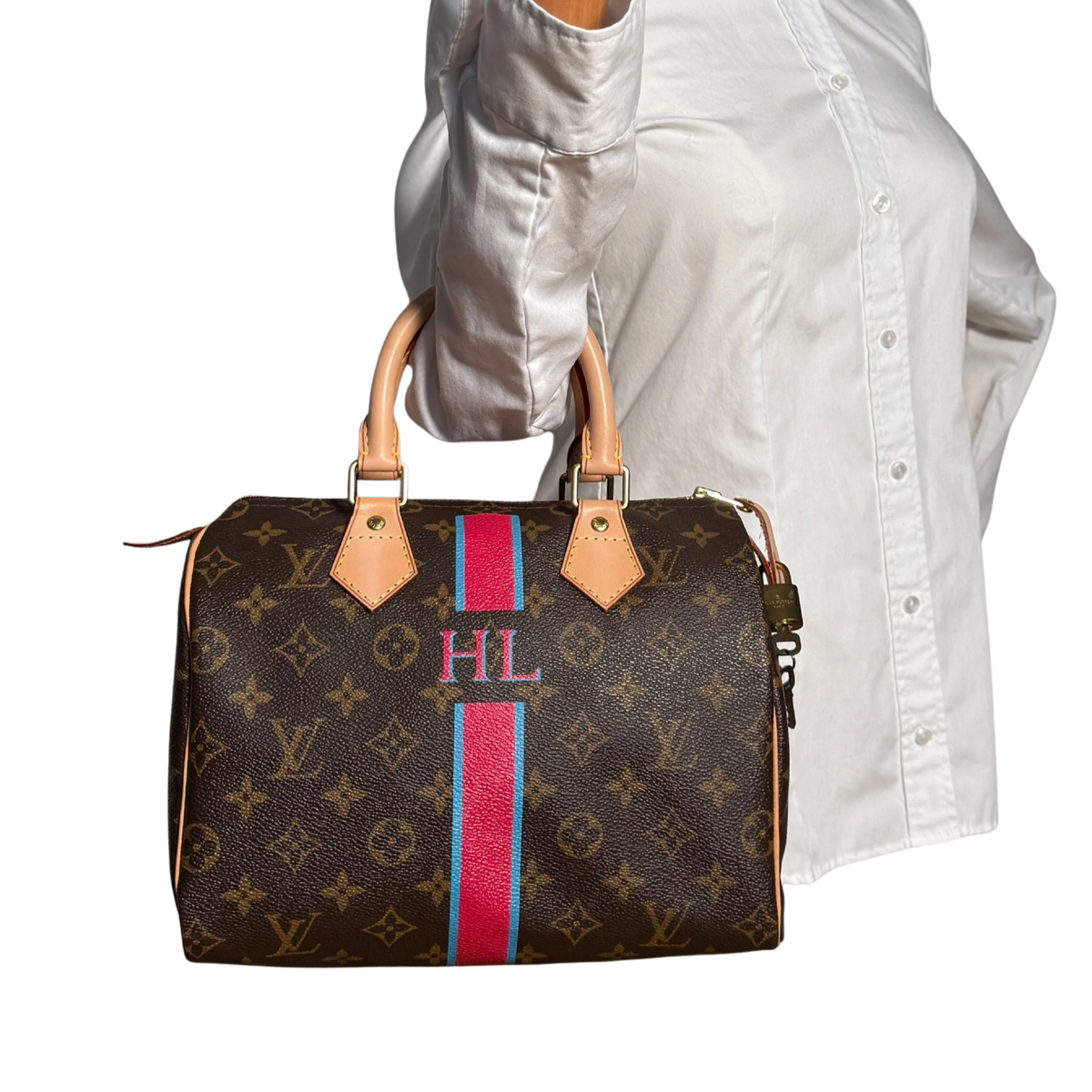 Louis Vuitton Speedy 25 Mon Monogram HL Bruin