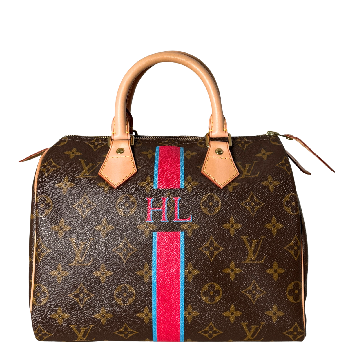 Louis Vuitton Speedy 25 Mon Monogram HL Braun, sehr gut