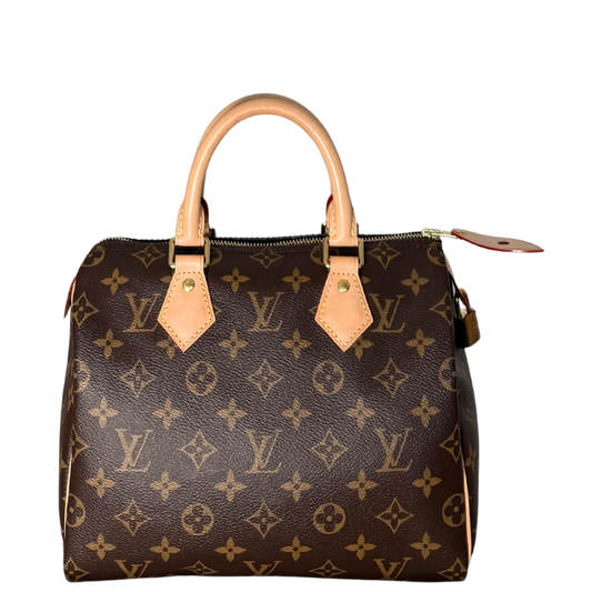 Louis Vuitton Speedy 25 Monogram Canvas Braun / sehr gut Louis Vuitton