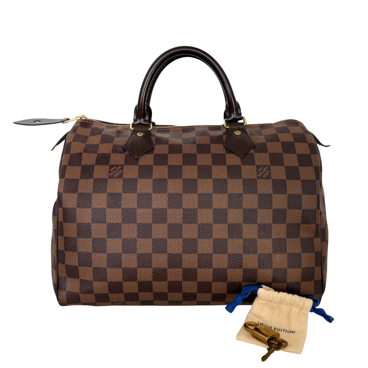 Louis Vuitton Speedy 30 Damier Ebene N41364 Braun / sehr gut Louis Vuitton