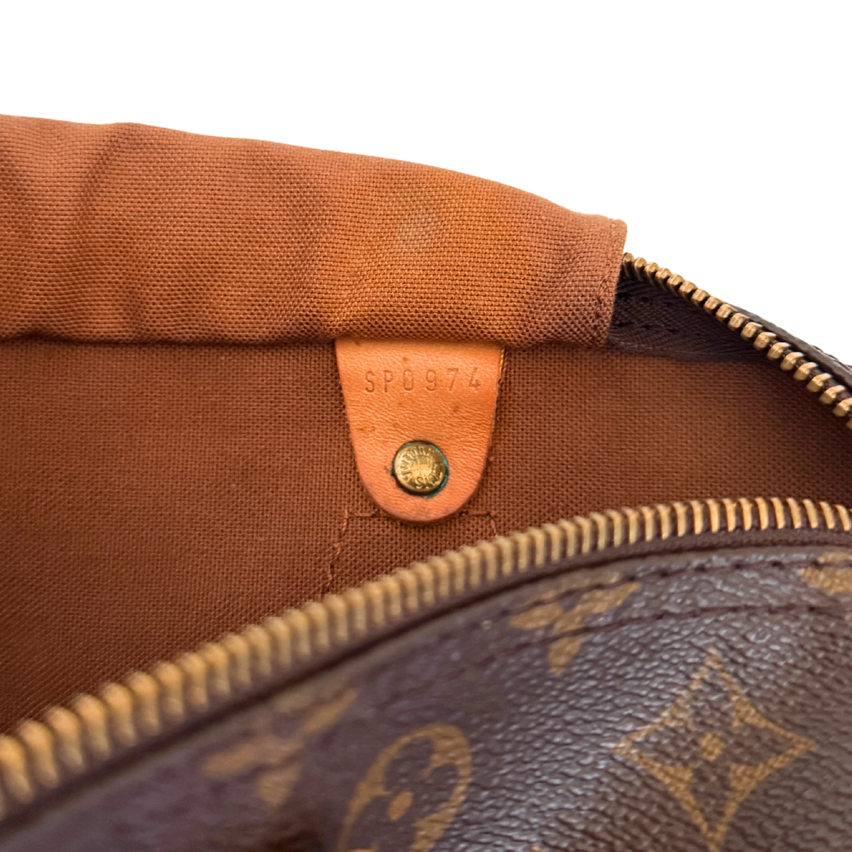 Louis Vuitton Speedy 30 Monogram Braun / akzeptabel Louis Vuitton