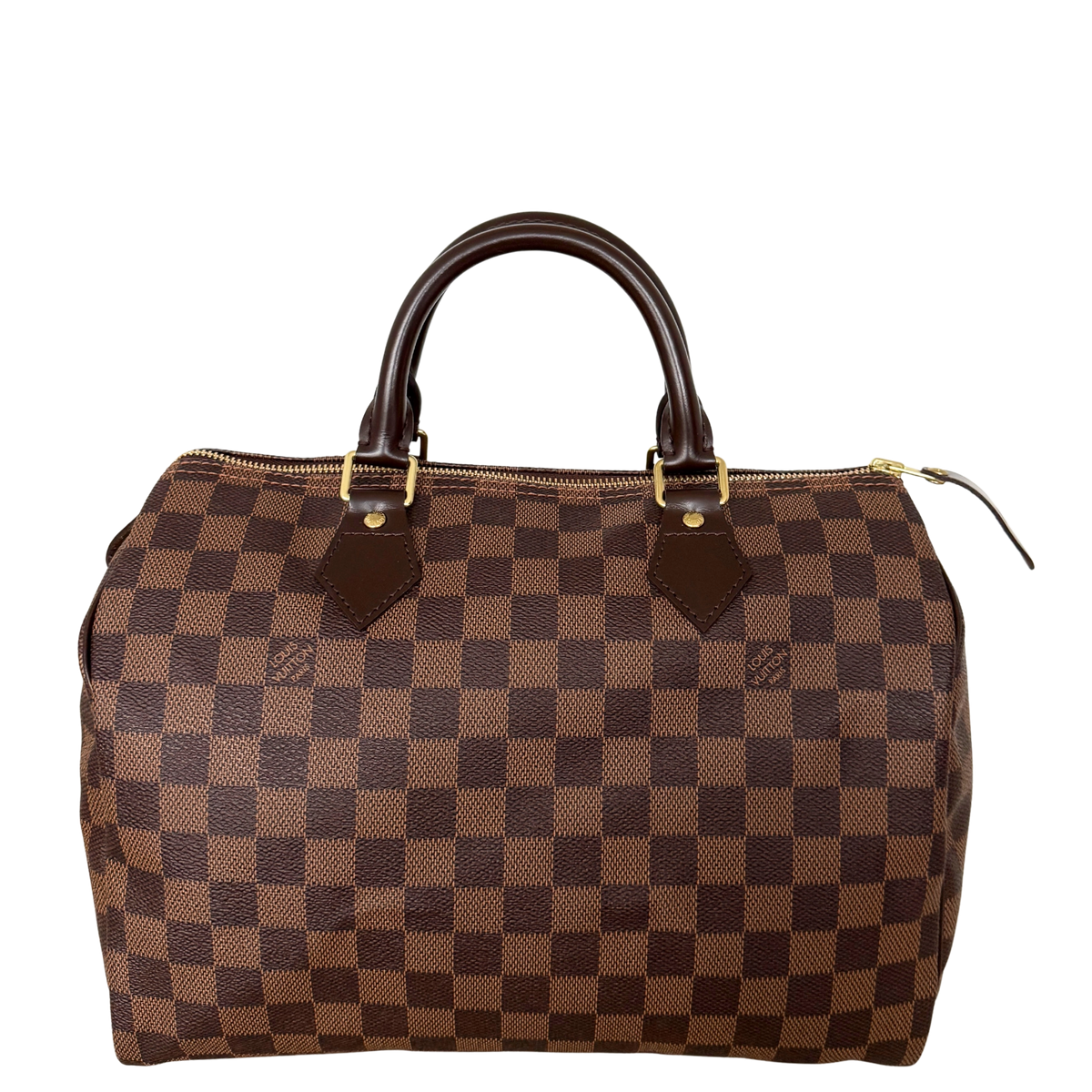 Louis Vuitton Speedy 30 Damier Ebene Braun / sehr gut Louis Vuitton