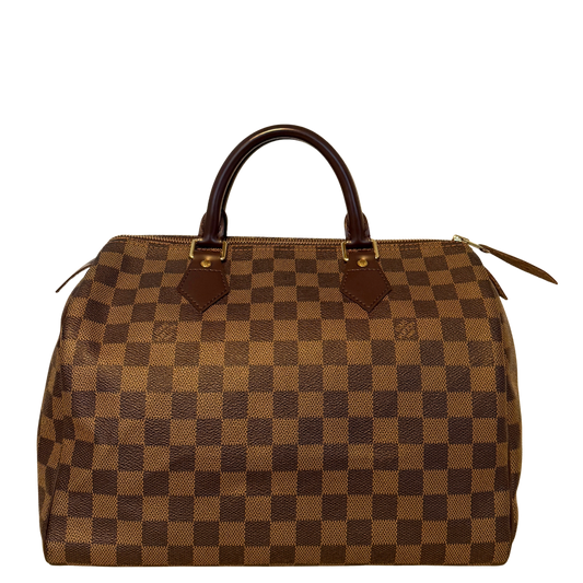 Louis Vuitton Speedy 30 Damier Ebene Brown / very good