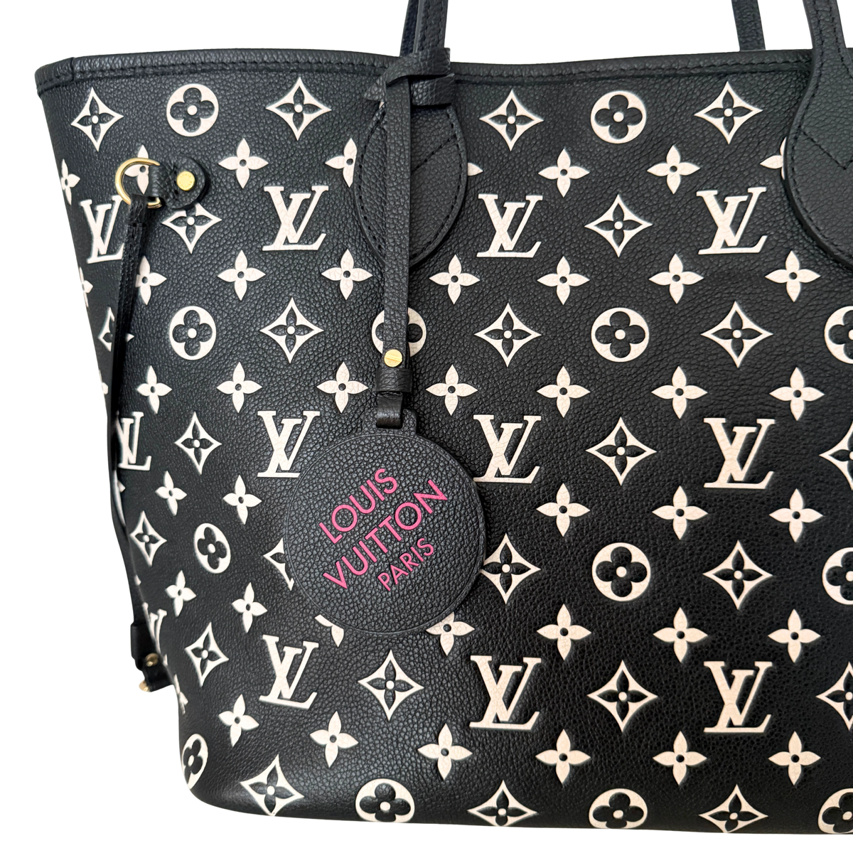 Louis Vuitton Neverfull MM Spring in the City Monogram Empreinte Zwart