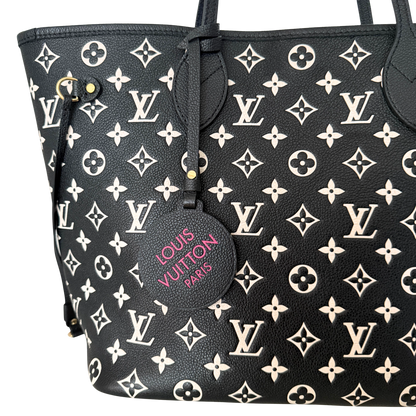 Louis Vuitton Neverfull MM Spring in the City Monogram Empreinte Zwart