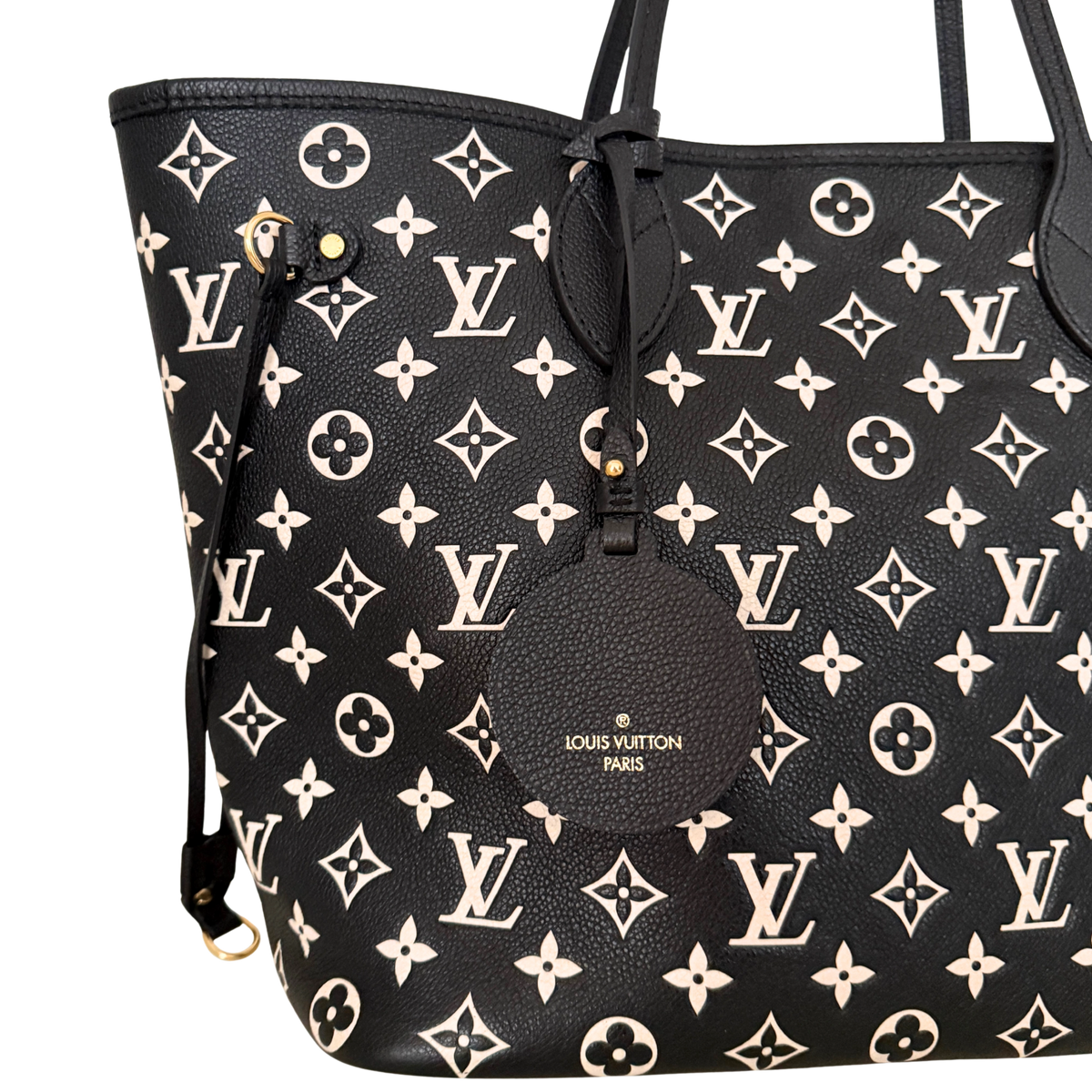 Louis Vuitton Neverfull MM Spring in the City Monogram Empreinte Zwart