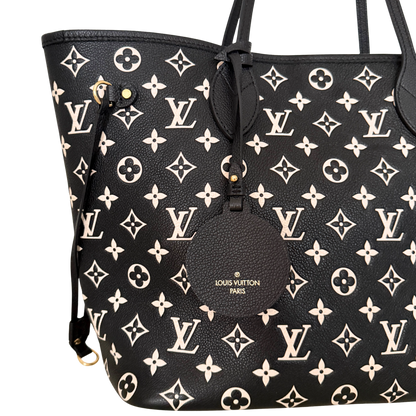 Louis Vuitton Neverfull MM Spring in the City Monogram Empreinte Zwart
