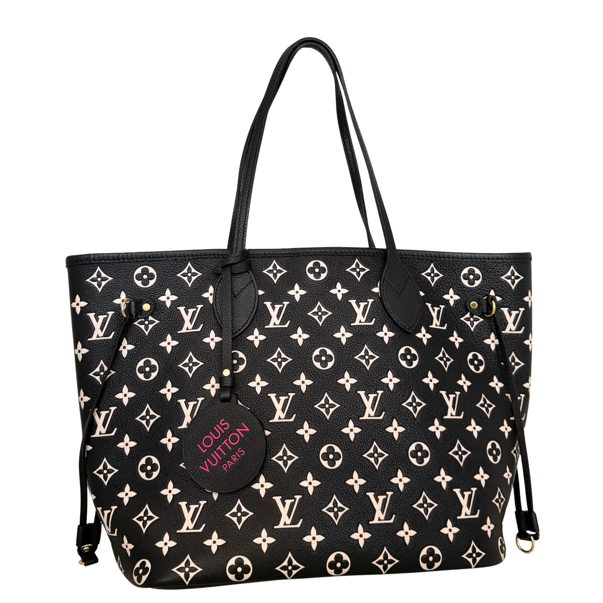 Louis Vuitton Neverfull MM Spring in the City Monogram Empreinte Zwart