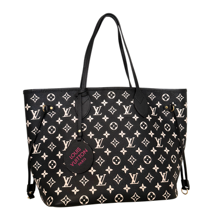 Louis Vuitton Neverfull MM Spring in the City Monogram Empreinte Zwart