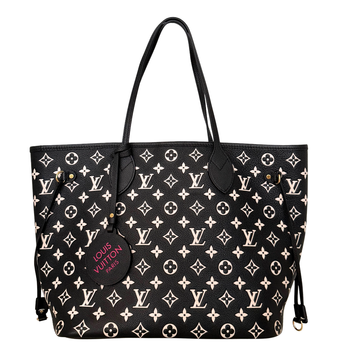 Louis Vuitton Neverfull MM Spring in the City Monogram Empreinte Zwart