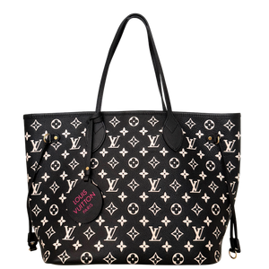 Louis Vuitton Neverfull MM Spring in the City Monogram Empreinte Zwart