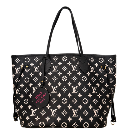 Louis Vuitton Neverfull MM Spring in the City Monogram Empreinte Zwart