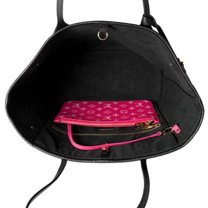 Louis Vuitton Neverfull MM Spring in the City Monogram Empreinte Zwart