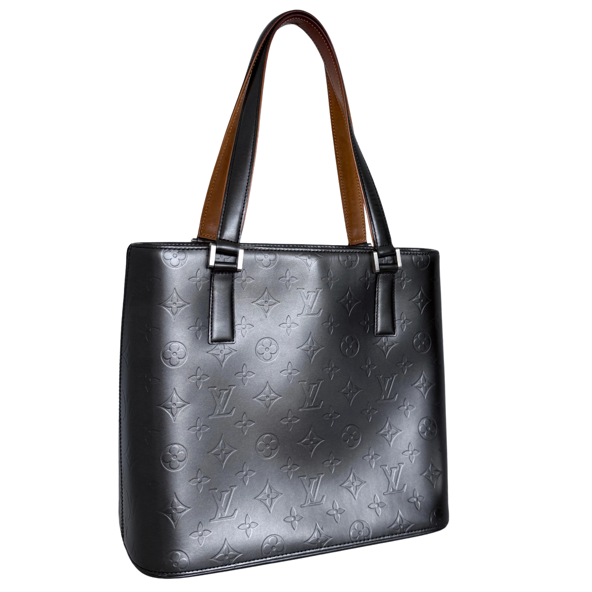 Louis Vuitton Monogram Mat Stockton M55112 Grau / sehr gut Louis Vuitton