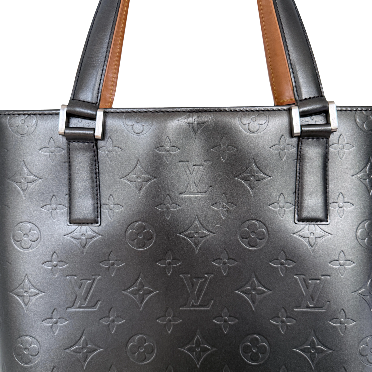 Louis Vuitton Monogram Mat Stockton M55112 Grau / sehr gut Louis Vuitton