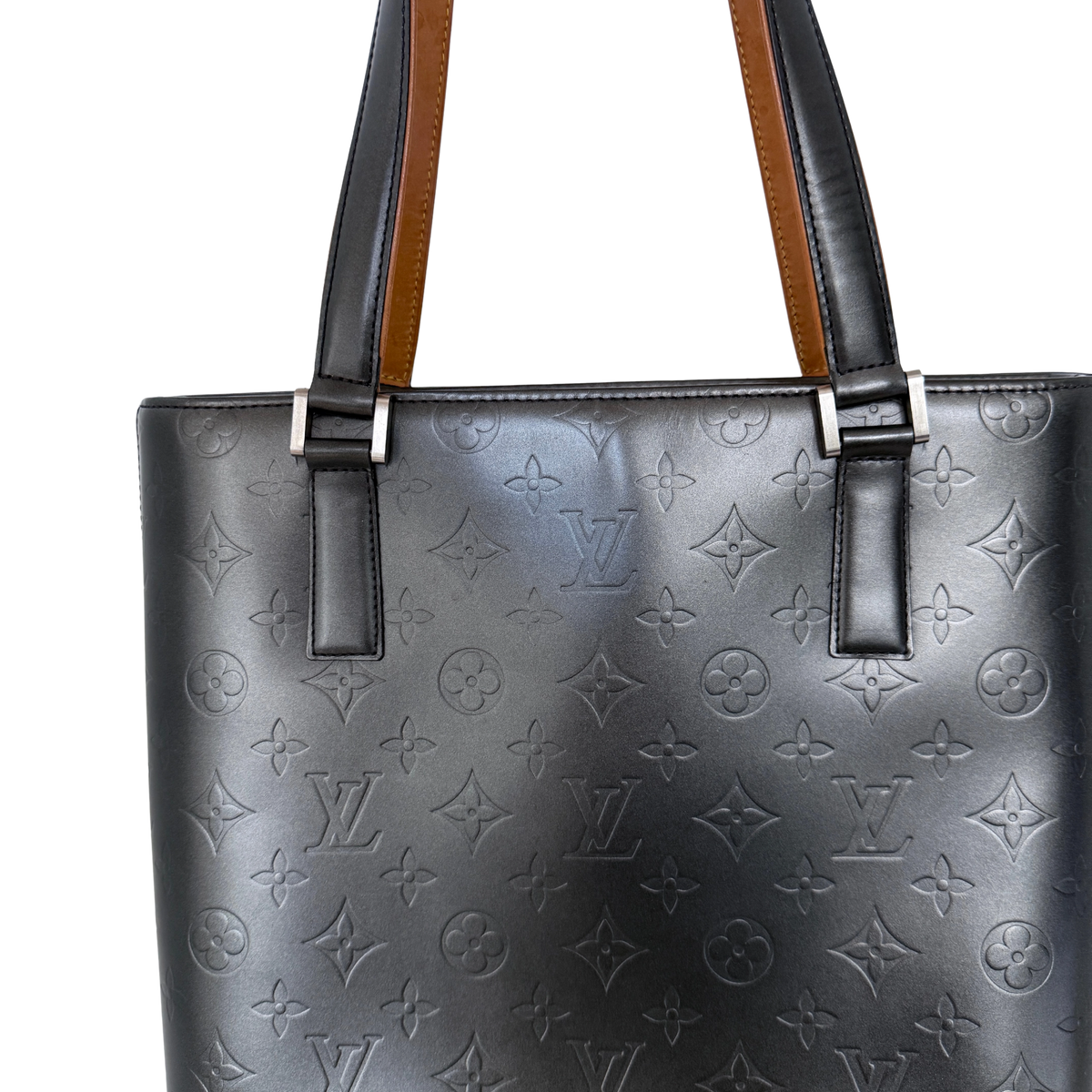 Louis Vuitton Monogram Mat Stockton M55112 Grau / sehr gut Louis Vuitton