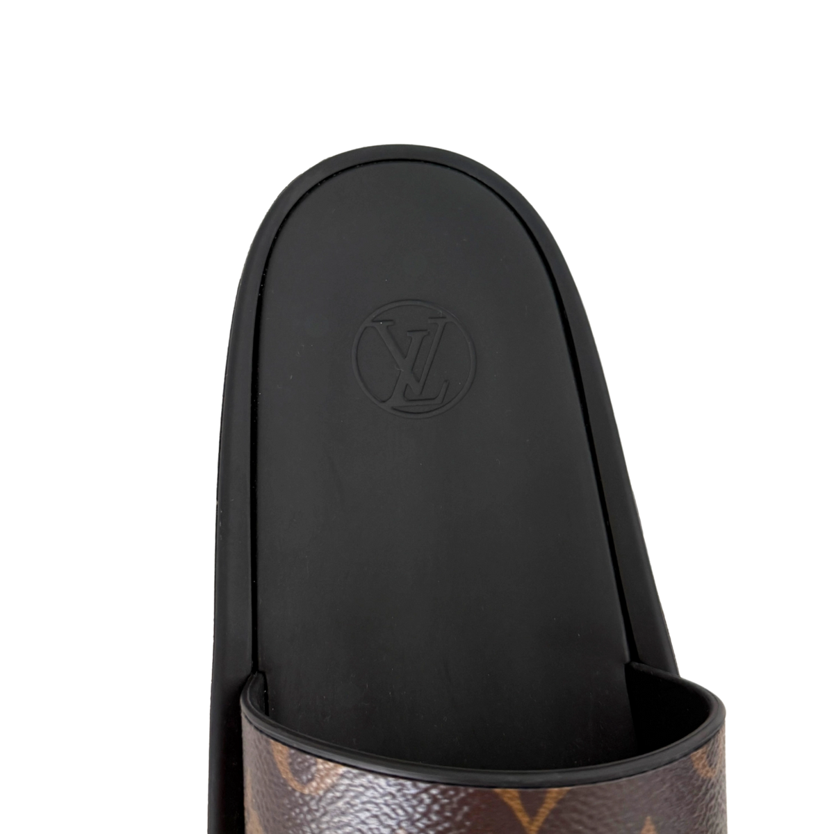 Louis Vuitton Sunbath Flat Mules Monogram Canvas Größe 40 Braun / neuwertig Louis Vuitton