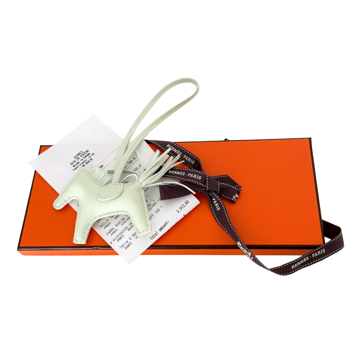Hermès Taschenaccessoire Rodéo PM Vert Fizz Fullset / neuwertig Hermès