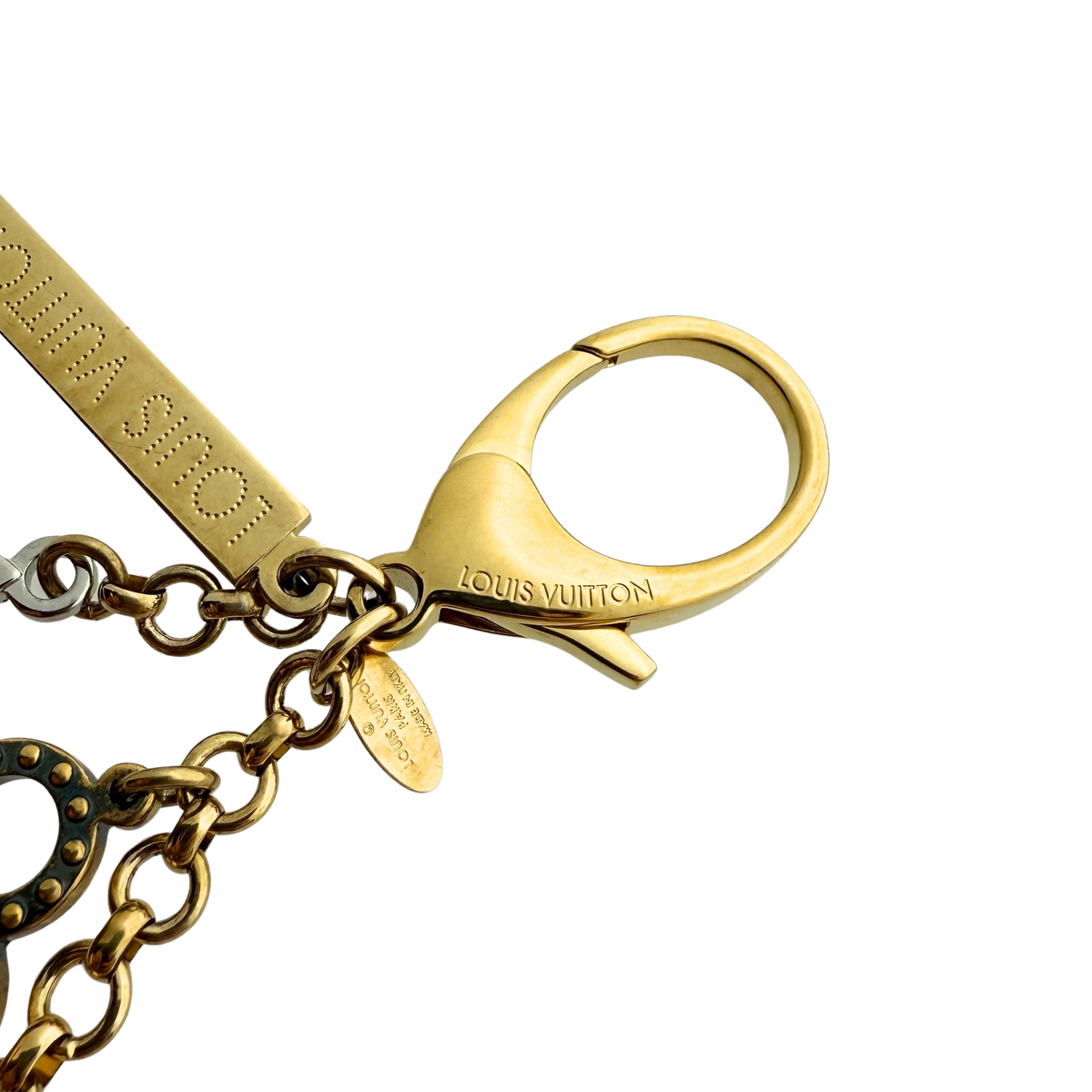 Louis Vuitton Tapage Three Tone Taschenanhänger Gold / neuwertig Echtheitscheck