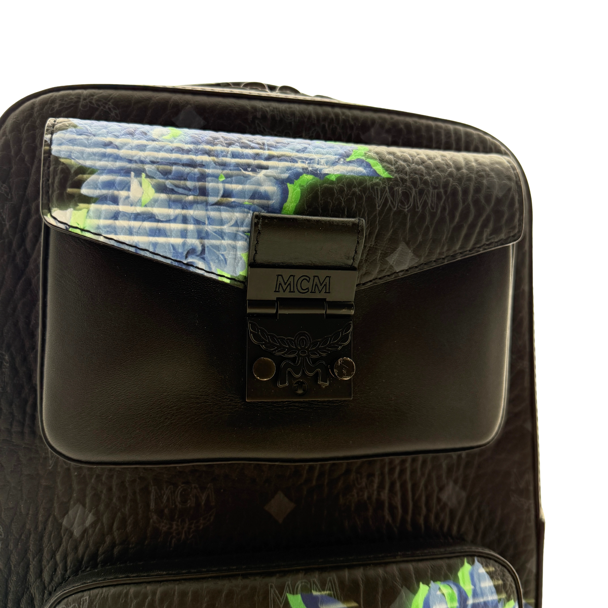 MCM Tech Flower Rugzak Klein Zwart