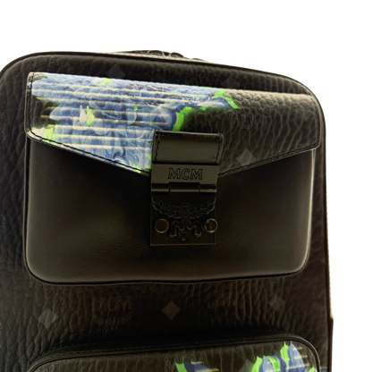 MCM Tech Flower Rugzak Klein Zwart