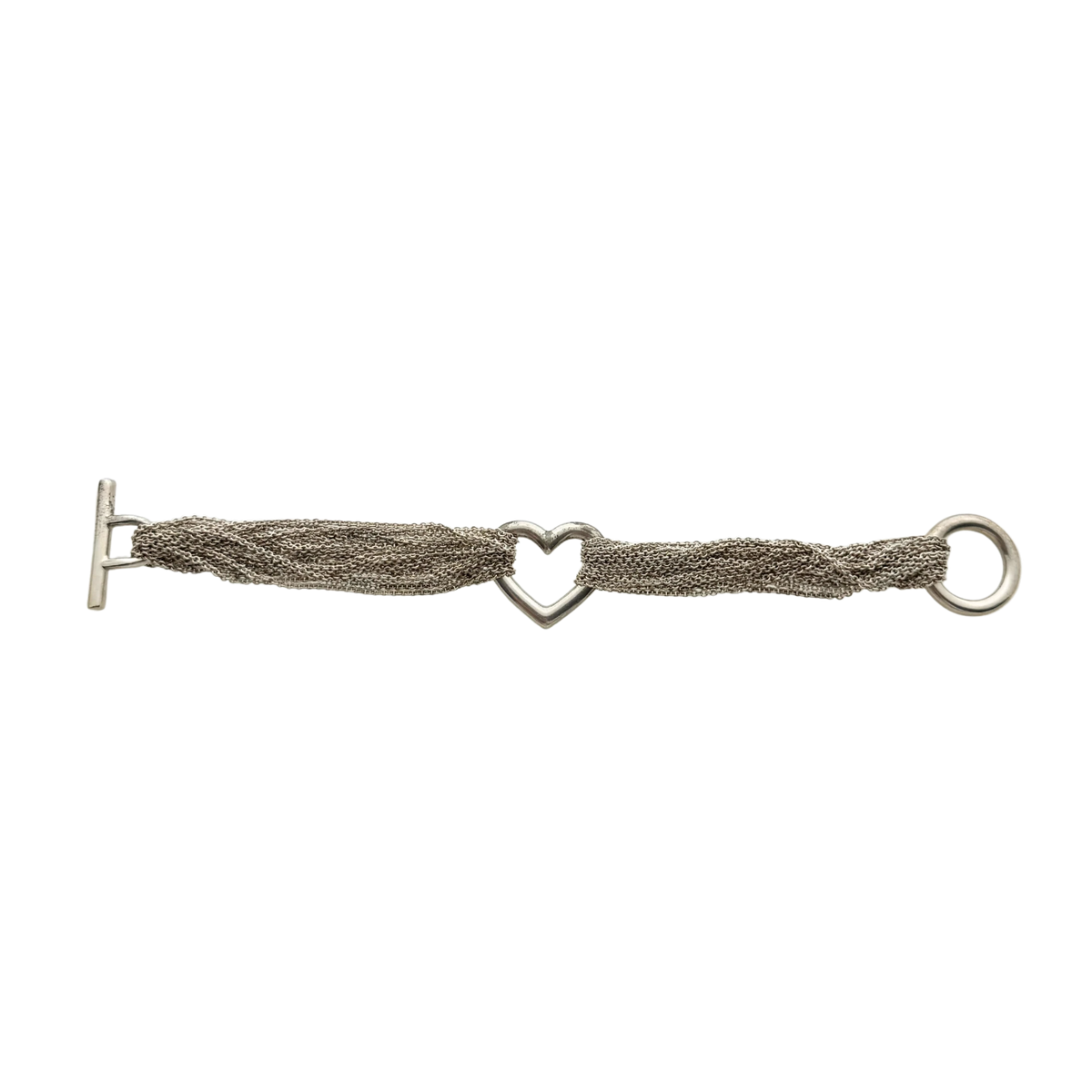 Tiffany & Co. Elsa Peretti Open Heart Armband Silber / gut Tiffany & Co.