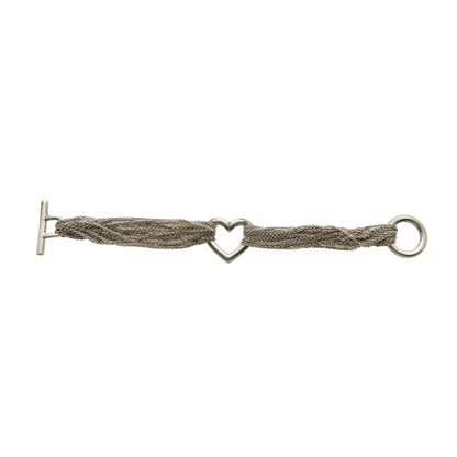 Tiffany & Co. Elsa Peretti Open Heart Armband Silber / gut Tiffany & Co.