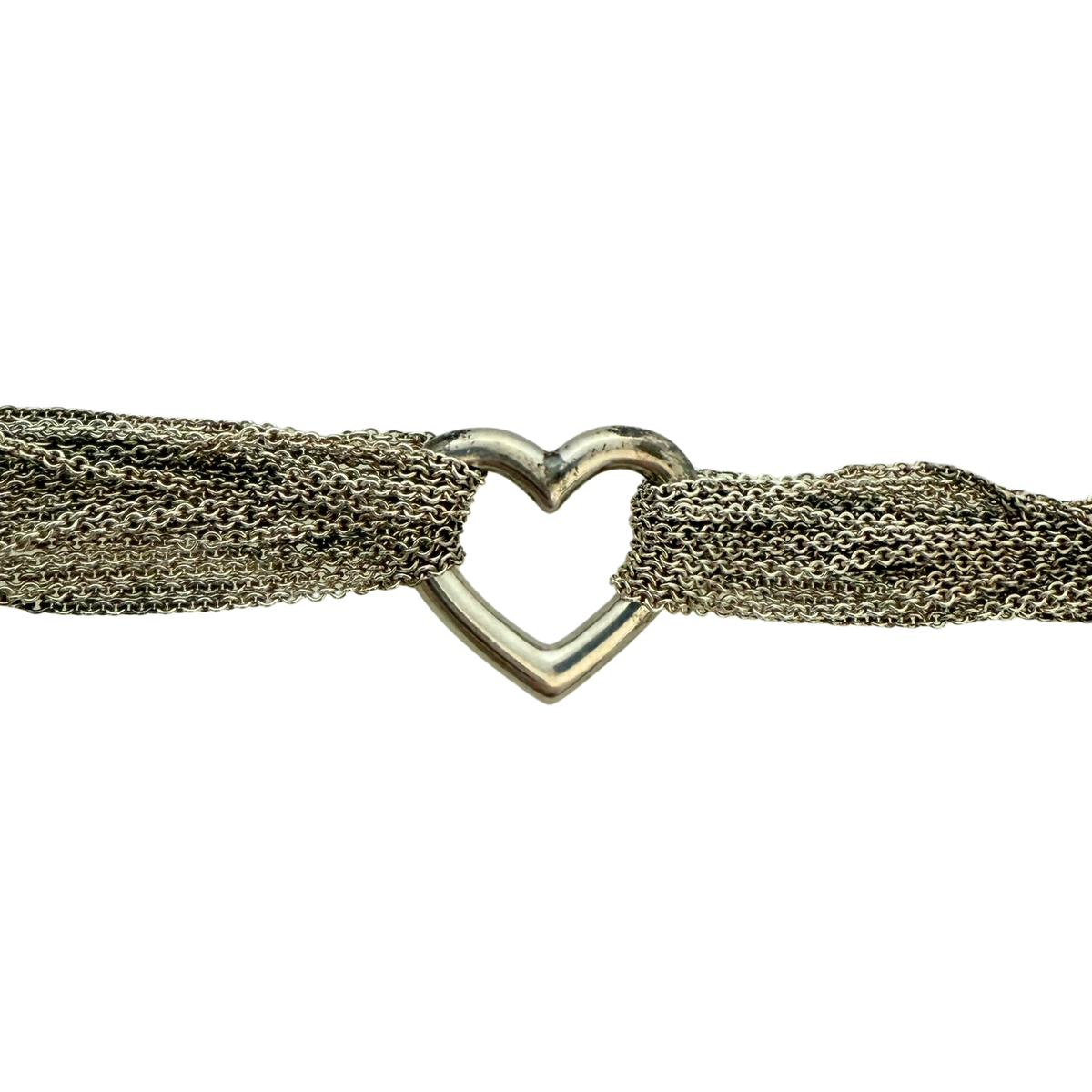 Tiffany & Co. Elsa Peretti Open Heart Armband Silber / gut Tiffany & Co.