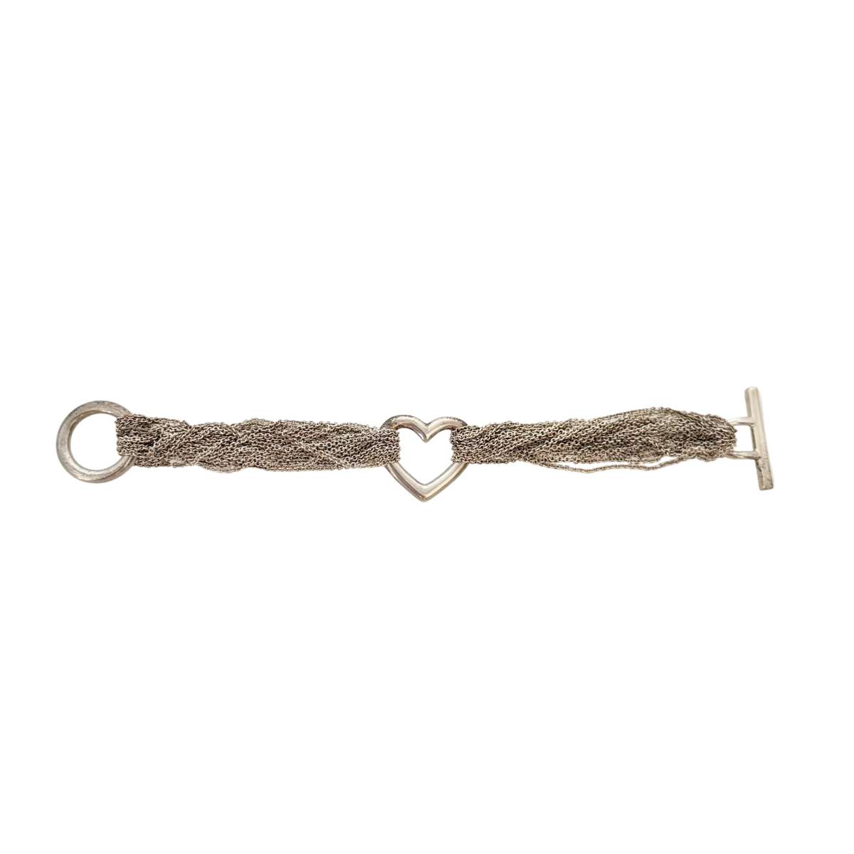 Tiffany & Co. Elsa Peretti Open Heart Armband Silber / gut Tiffany & Co.