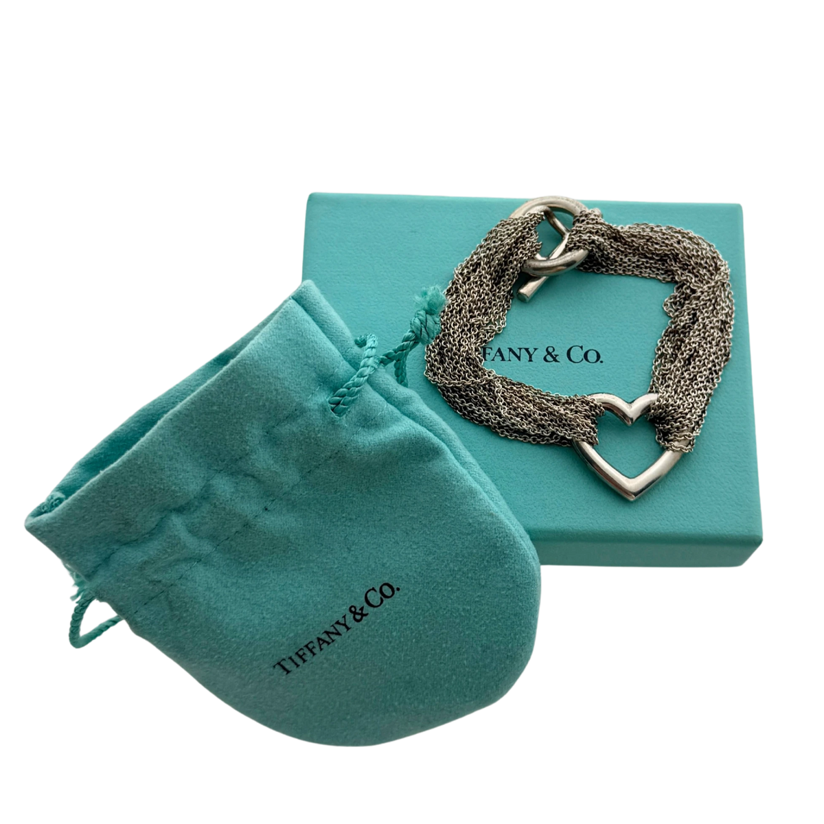 Tiffany & Co. Elsa Peretti Open Heart Armband Silber / gut Tiffany & Co.