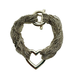 Tiffany & Co. Elsa Peretti Open Heart Armband Zilver