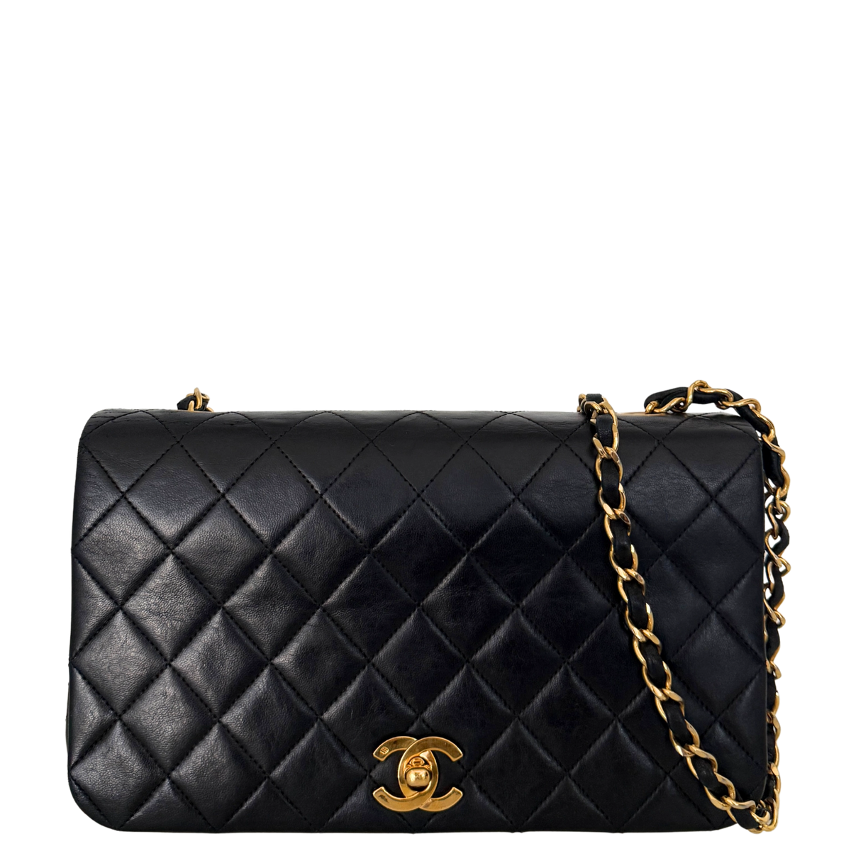 Chanel Timeless Single Flap Bag Schwarz / gut Chanel