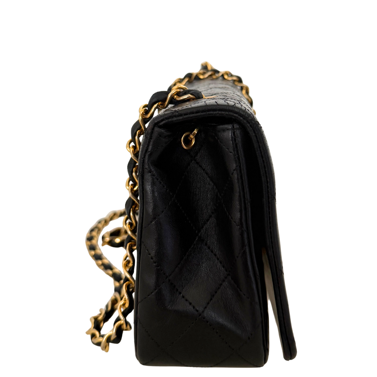 Chanel Timeless Single Flap Bag Schwarz / gut Chanel