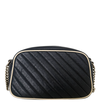 Gucci GG Marmont Torchon Schultertasche Blau / sehr gut Gucci
